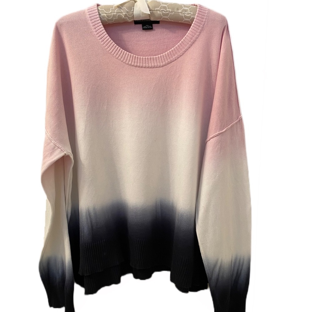 Sanctuary Ombré Crew Neck Sweater. Size XXL